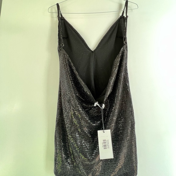 SLA THE LABEL BLACK SEQUIN DRESS - Picture 5 of 9